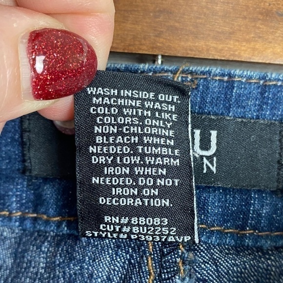 Beau Dawson Petite Skinny Denim Jeans Women's 4P Dark Blue - Picture 11 of 11